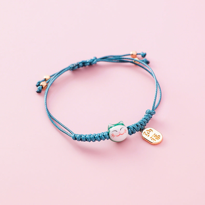 Linda Pulsera De Cerámica De Aleación De Gatito al por mayor